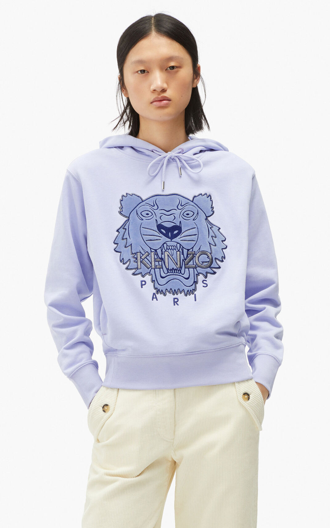 Sudaderas Con Capucha Kenzo The Invierno Capsule Tiger Mujer Azules Claro - SKU.6264271